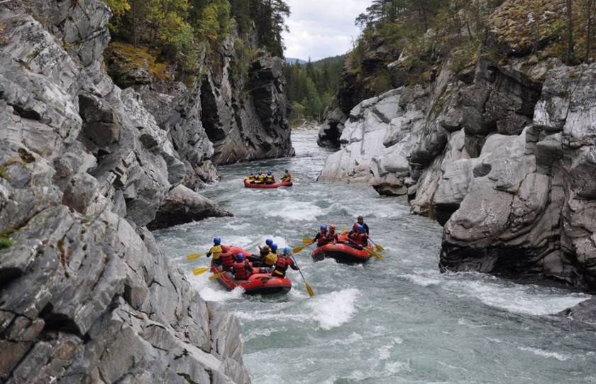 Whitewater rafting in Norway